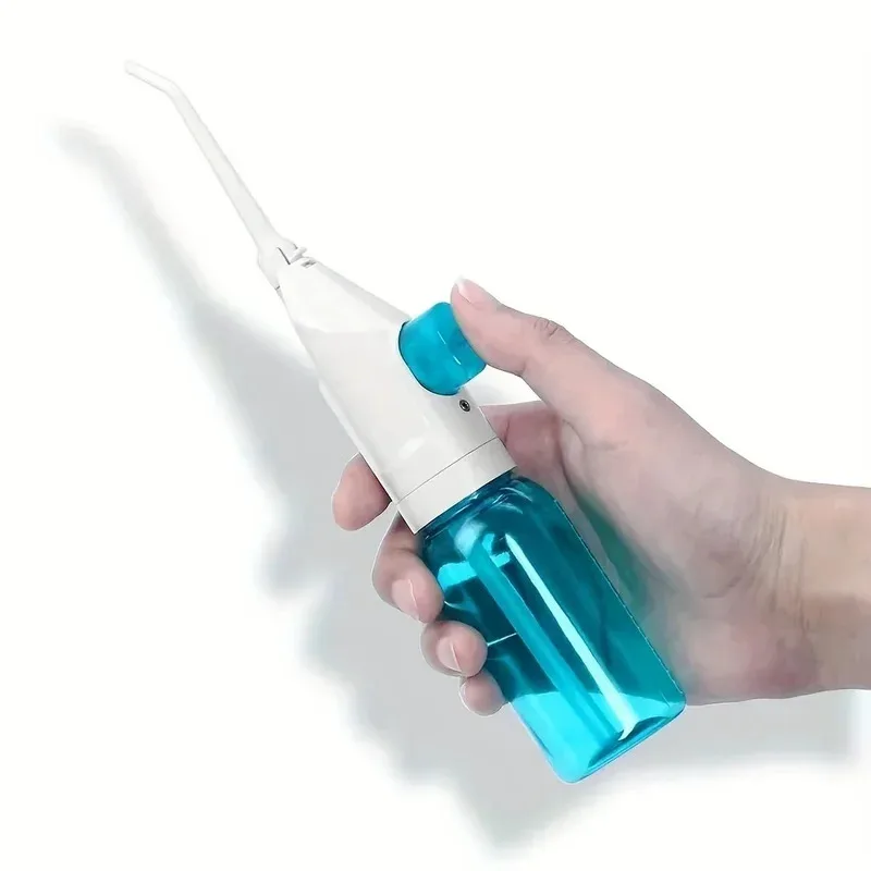 1PC Toothpick Style Portable Manual Water Flosser High-Pressure Oral Irrigator for Deep Cleaning of Gums And Teeth Care