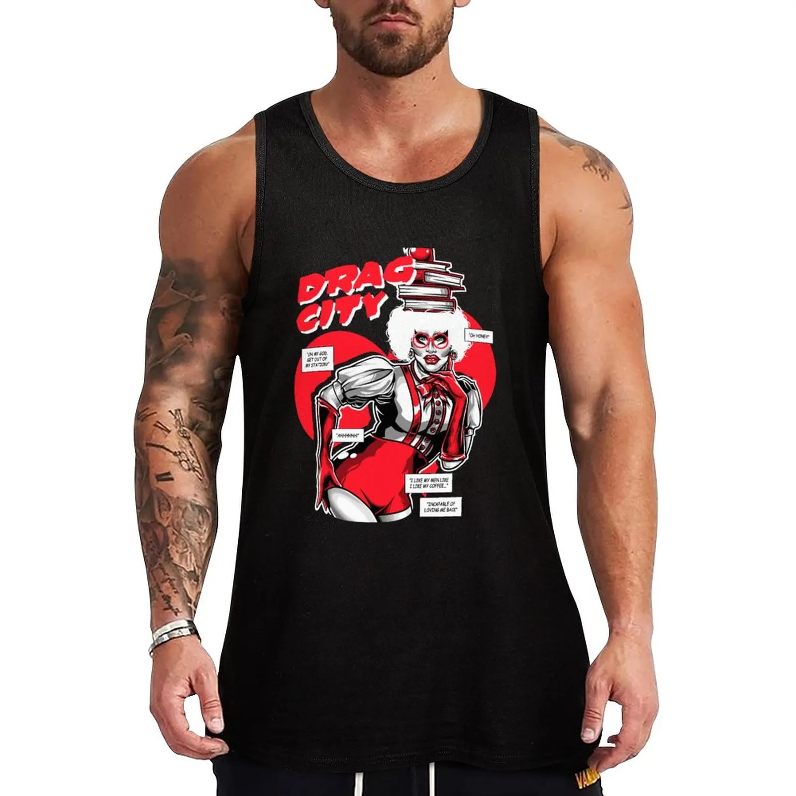 

New Drag City - Trixie Mattel Tank Top Sleeveless top Men sleeveless tee Men's sleeveless t-shirt Top summer