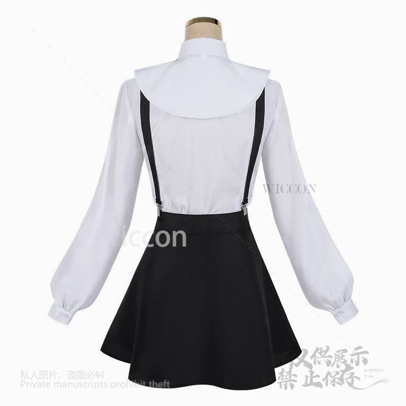 Аниме Алина Косплей Костюм клевера Guild Solo Boss Полный комплект JK Юбка Приемник Банты Костюм Одежда Парики Женщины Хэллоуин Вечеринка
