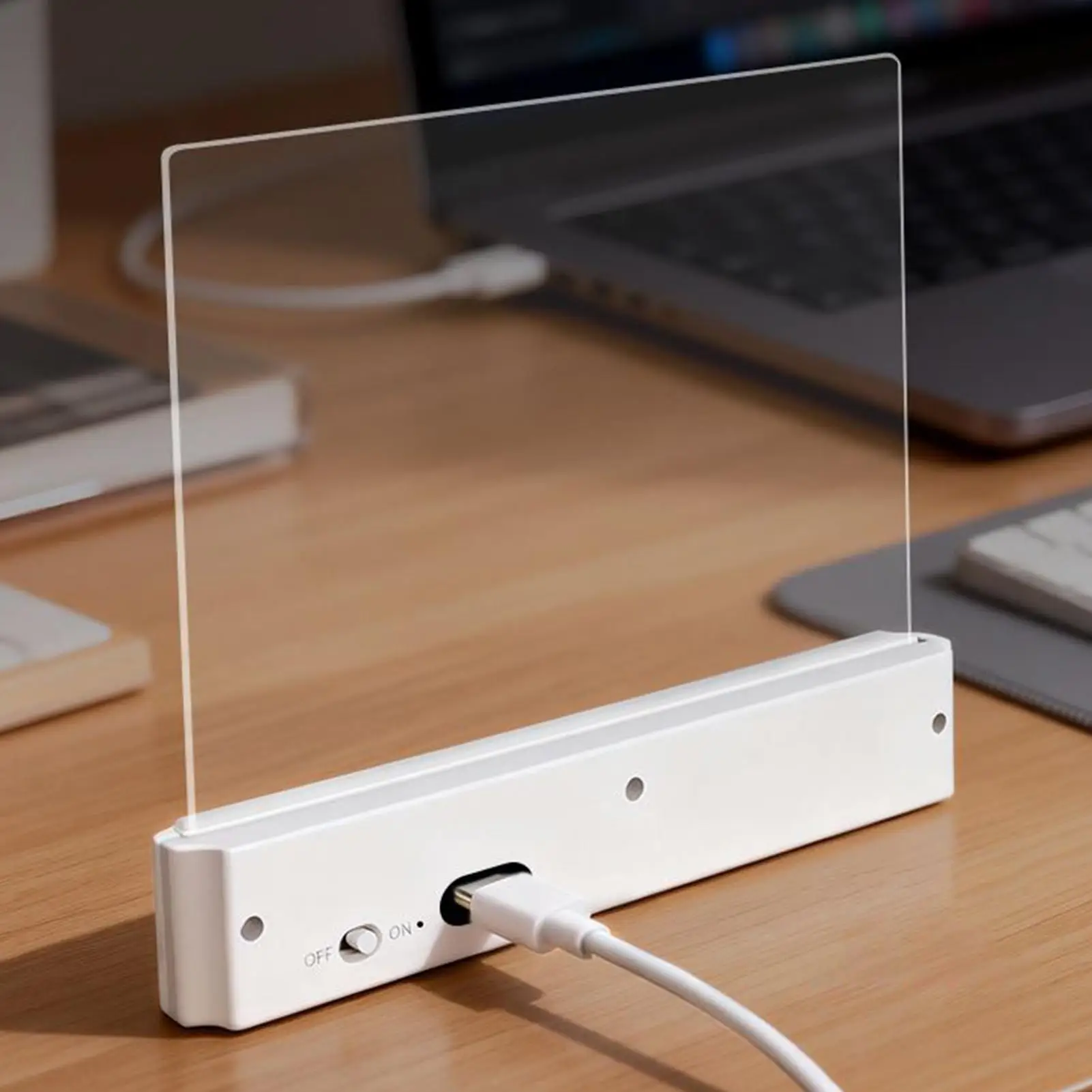 

Плоская умная светодиодная лампа для чтения, портативное настольное освещение для спальни и кабинета, лампа для чтения для читателей, художников, студентов