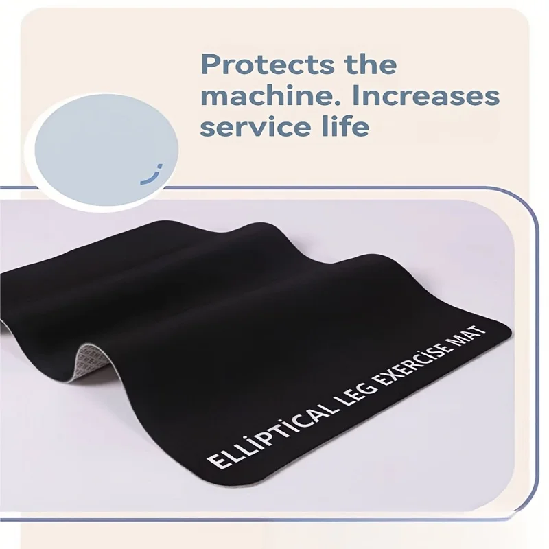 

Soundproof and shock-absorbing stepping machine mat - made of PU material, anti slip silicone, easy to maintain