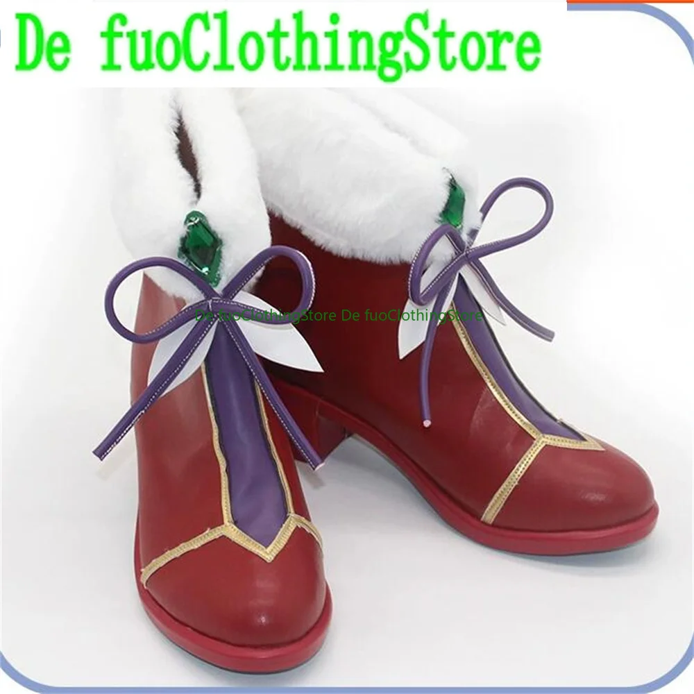 Emilia Emiria Re:Life in a different world from zero Cosplay Shoes Boots Game Anime Halloween Christmas DefuoClothing ShoesStore