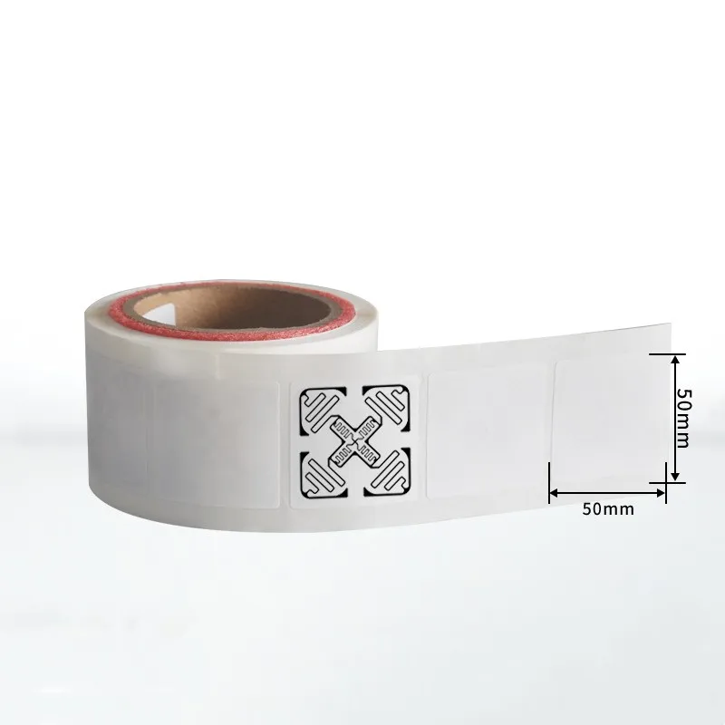 1000 Pieces RFID KM4Q 860-960MHz Mini Tag KM4 Label UHF RFID Sticker for Logistics Warehouse Management（Reading distance 12M）