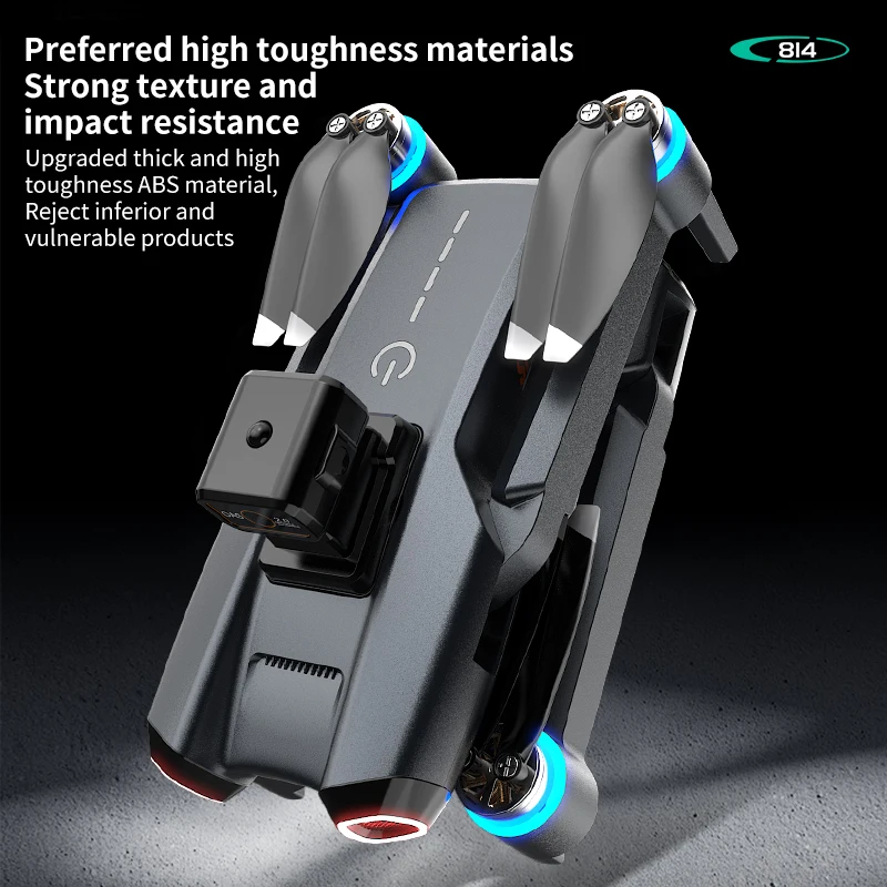 신형 814 GPS 드론 전문가용 8K 카메라 4축 항공 촬영 대형 화면 리모컨 브러시리스 5G WIFI FPV 드론