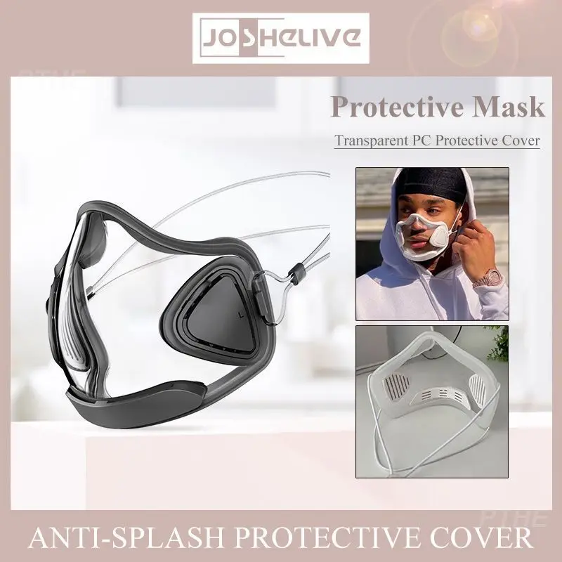 Lightweight Pc Protective Mask Comfortable Wearing Filtering Clear View Splash Protection Shield Protective Equipment