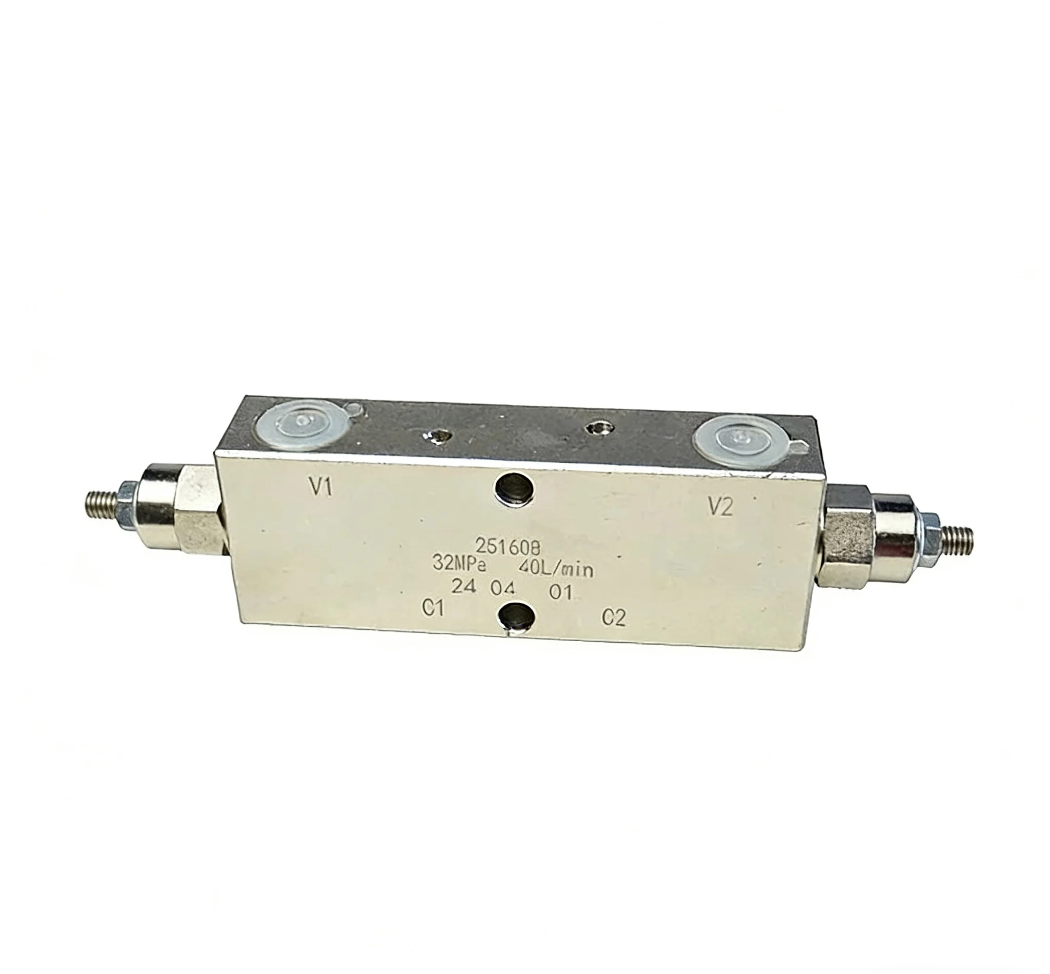 hydraulic safety control valve with overload protection and hydraulic locking functions is suitable for construction machinery