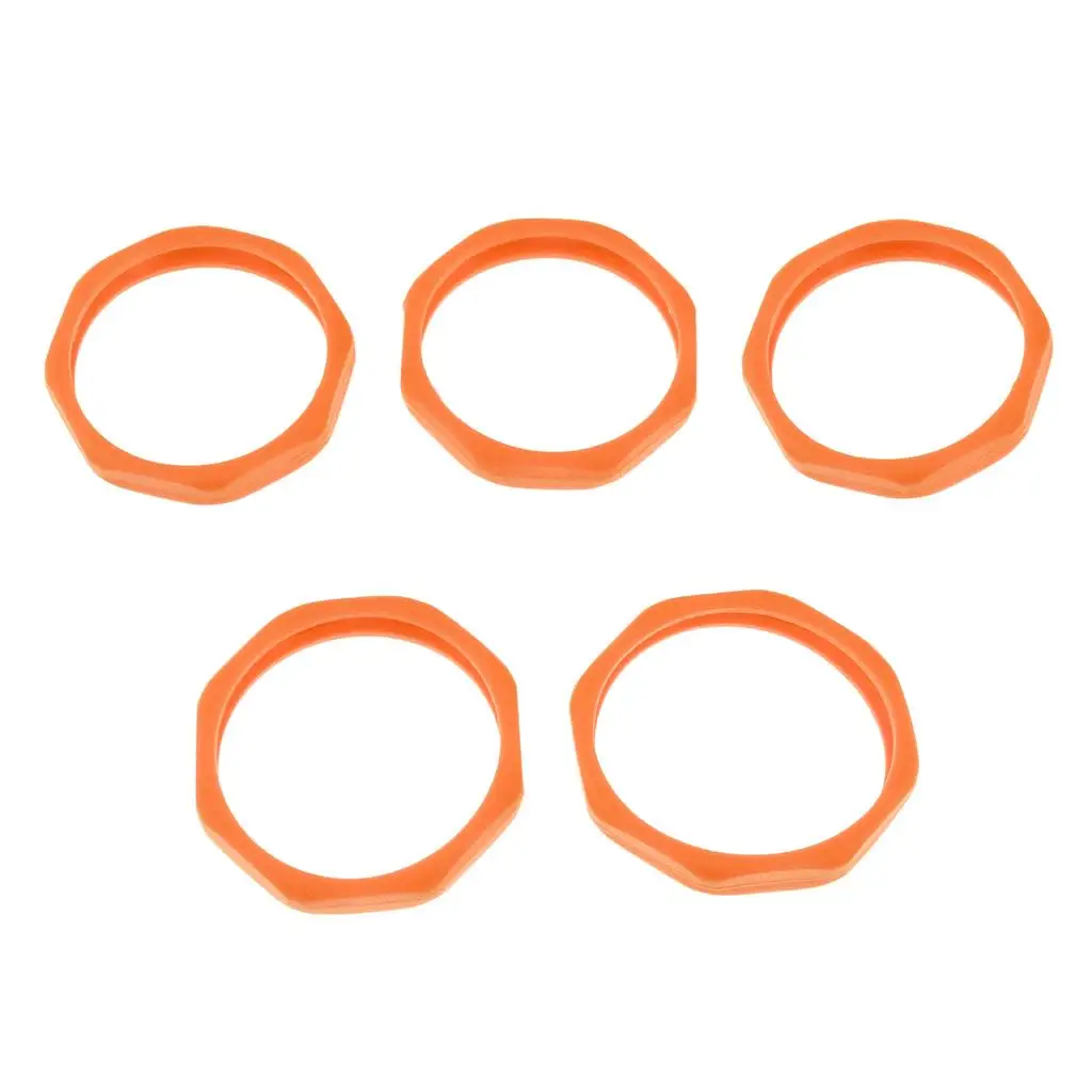 5 pcs Microphone Slip Anti-Rolling Protection Ring Mic Silicone Ring for Wireless Microphone Shock Mount