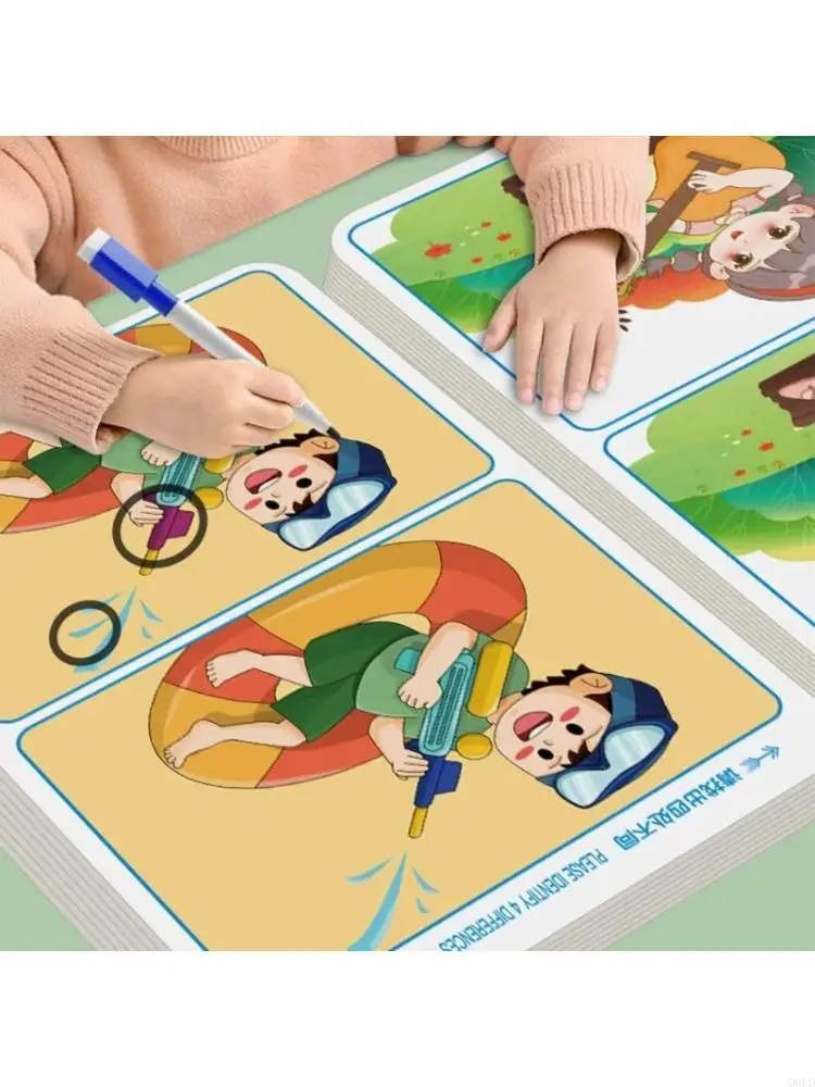 

Pack Of 32 Cards For Spotting Differences Suitable For Children 3 And up