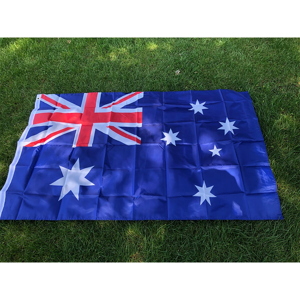 （TIKI FLAG）Australia Flag 3x5fts  90x150cm polyester AUS AU Australia Australian National hanging Flag for decoration