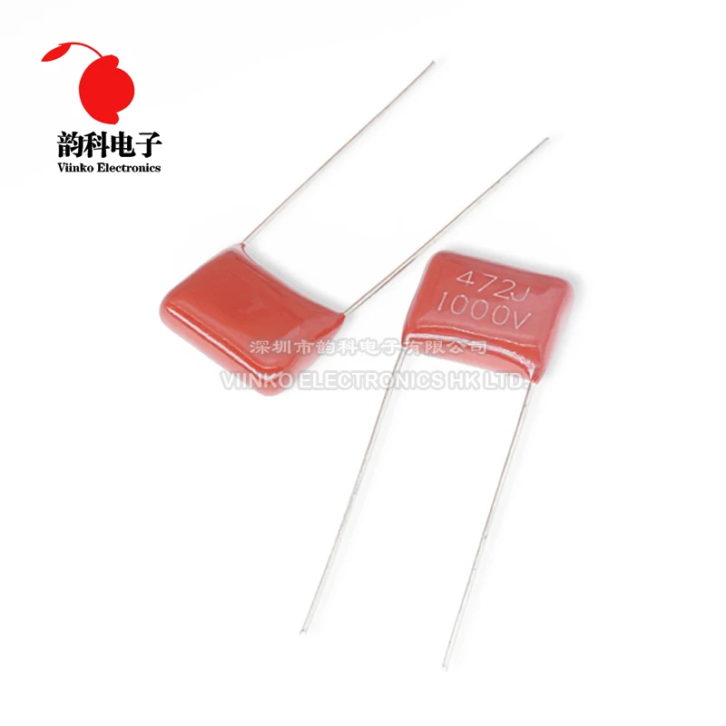 10pcs 1000V 224 104 102 222 472 1KV CBB capacitor 2.2NF 4.7NF 0.1UF 100NF 0.22UF 220NF 0.001UF 1NF 1000PF 102J 472J 104J 224J