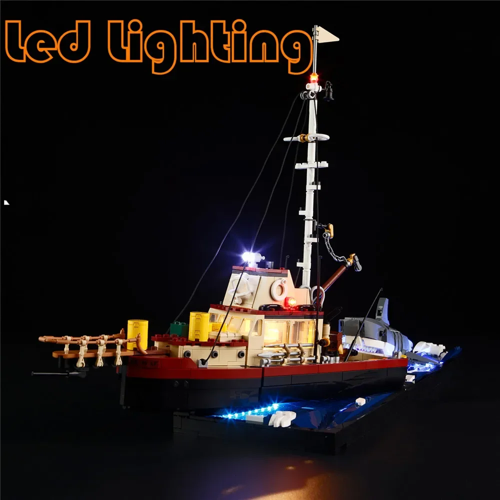 Movie Led Light Kit For 21350 Ideas JAWS Not Building Blocks (Only Lighting Set)