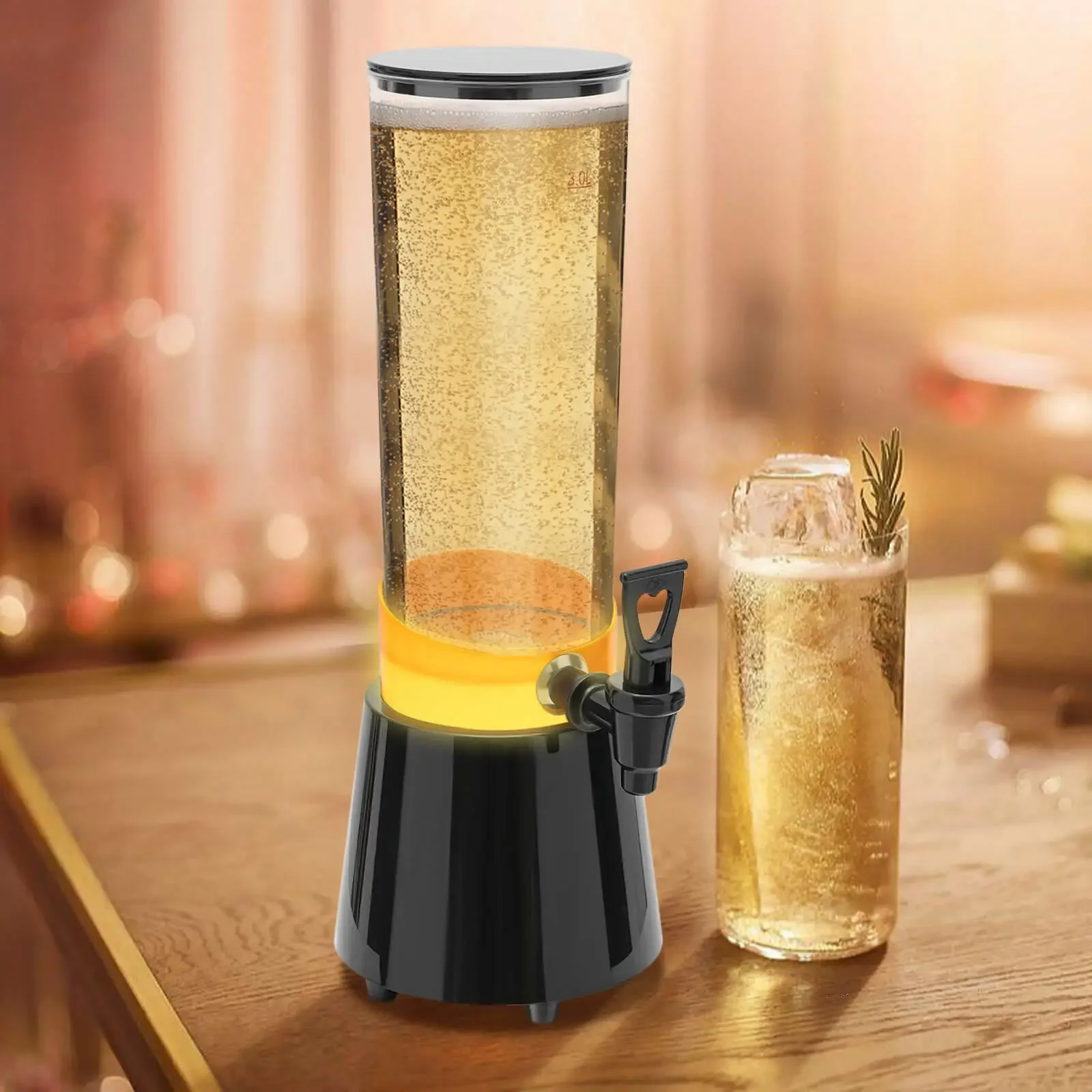 

3L Plastic Beverage Dispenser&Water Juice Drink Dispenser Modern Free-standing