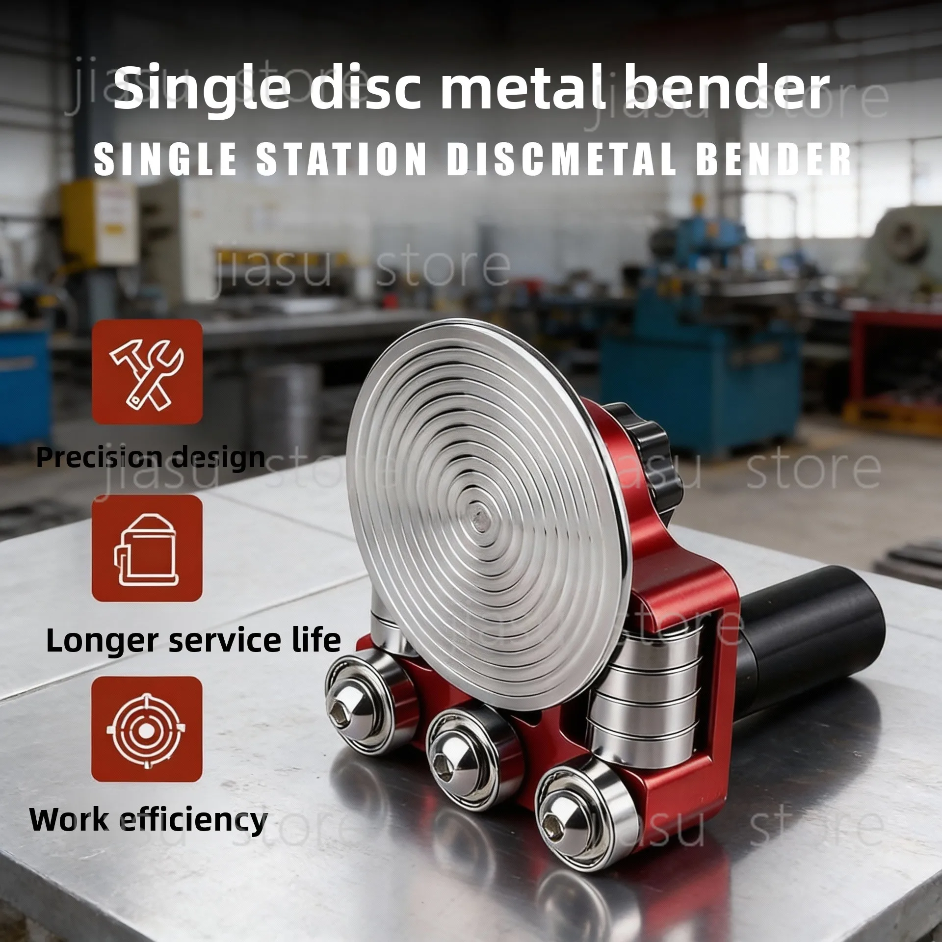 Single-Station Disc Bender Heavy Duty Sheet Metal Precision Bender Portable Multi-Function Tool