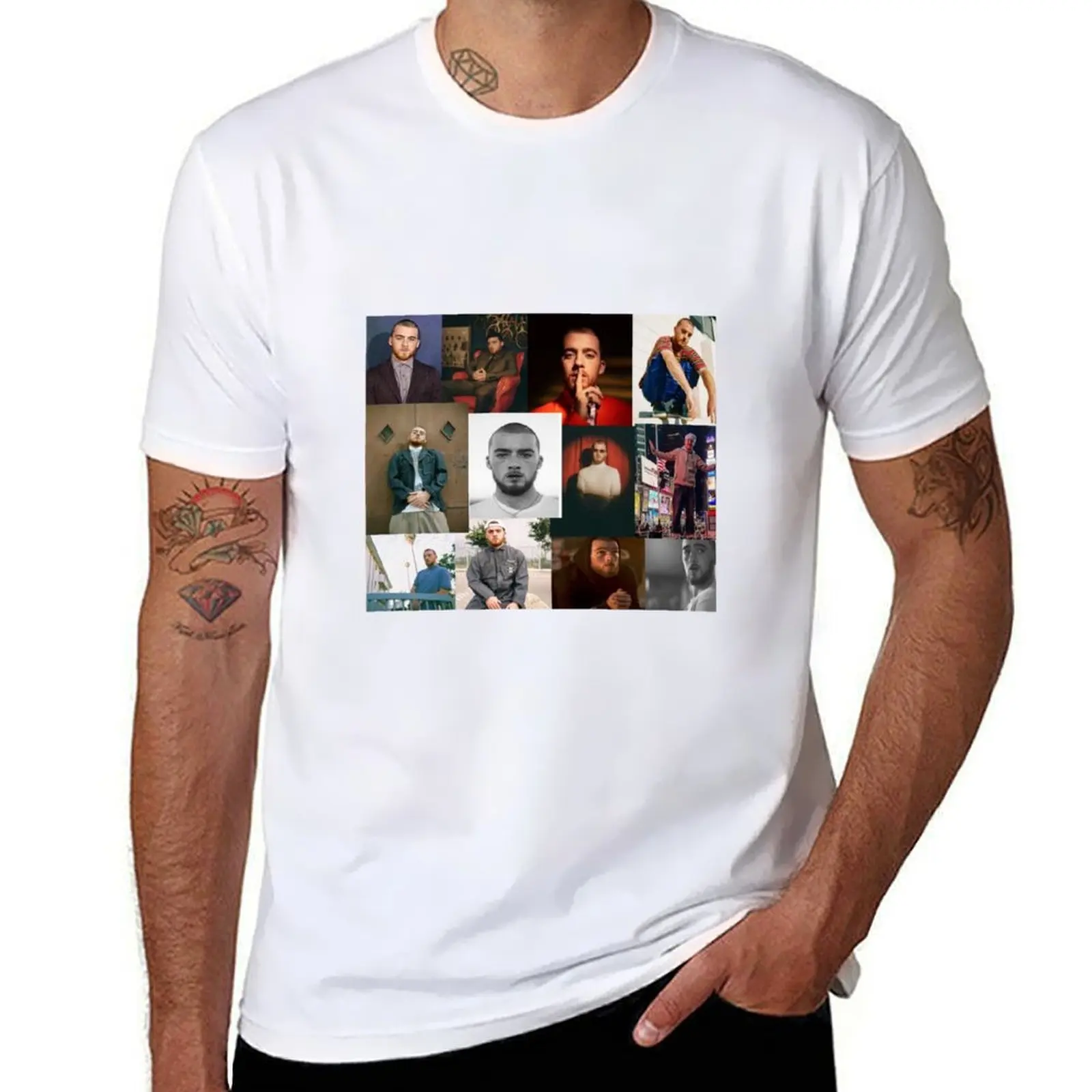 

Angus Cloud pic collage T-Shirt t shirt man casual t shirts for man pack white T-Shirt