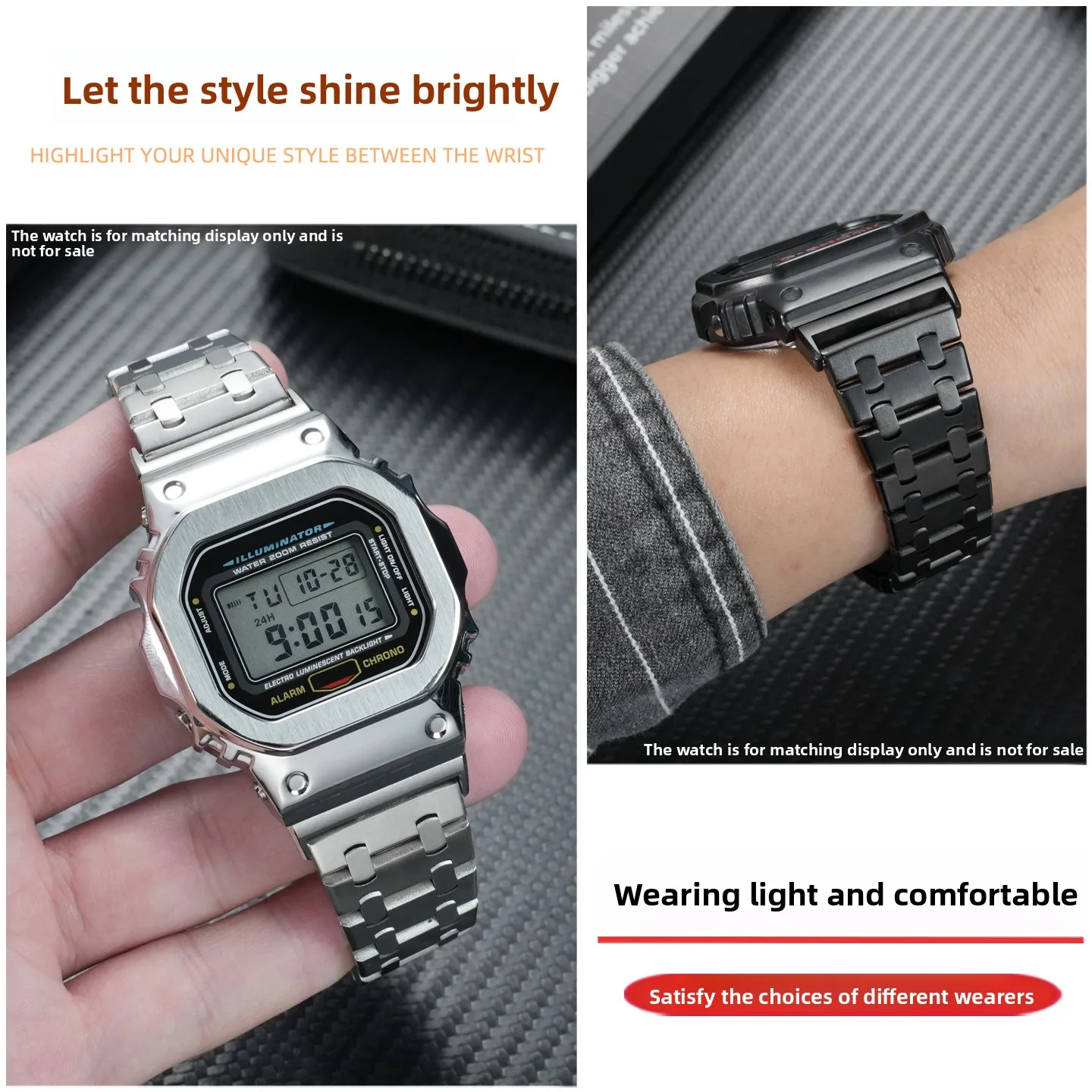 Ремешок для часов из нержавеющей стали, чехол для Casio G-SHOCK GW5610 DW-5600 GW-B5600, комплект модов, металлический корпус, ремешок для часов, мужские модифицированные аксессуары