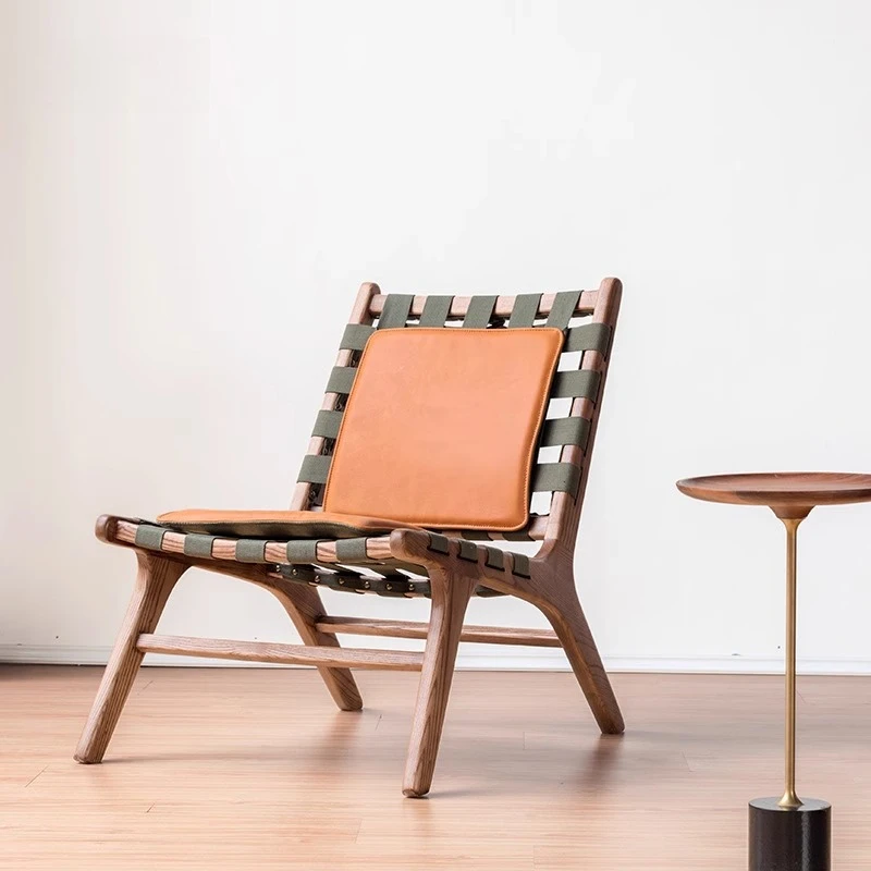 

Wooden Balcony Living Room Chairs Individual Salon Reading Designer Living Room Chairs Nordic Vintage Poltrona Patio Furniture