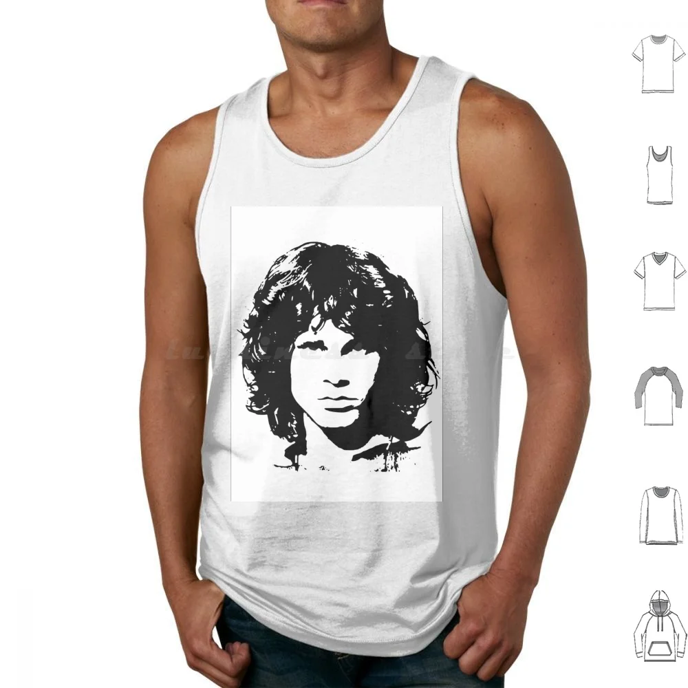 Jim Morrison Tank Tops Print Cotton Doors Jim Jimmorrison Jim Morrison Morrison 60s Groovy 27club 27 Club Collage 27