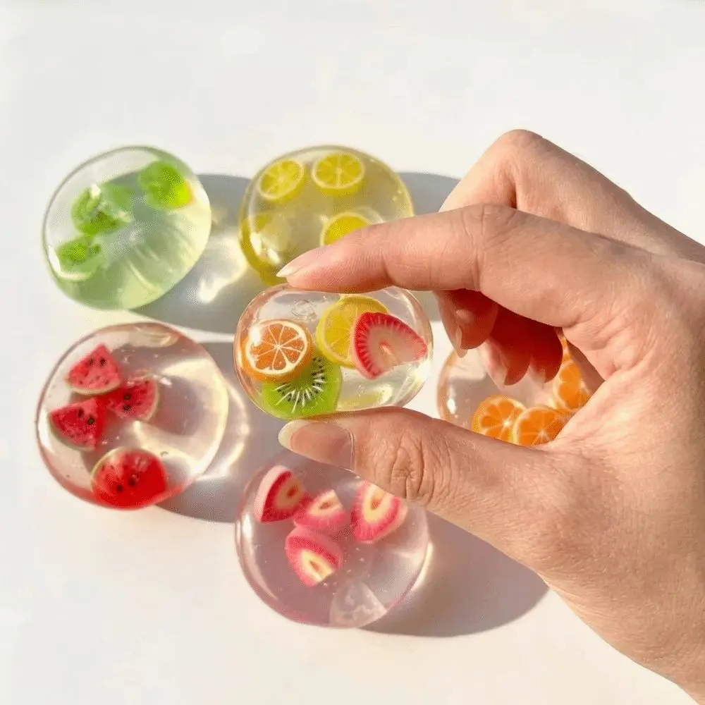 Fun Transparent Anti-stress Squeeze Moldable Stress Relief Stress Relief Slow Resilience Fidget Toy Balls Stress Relief