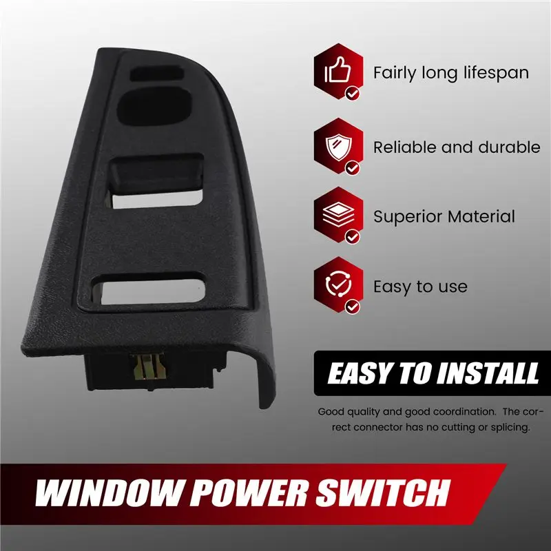 For Chevy Silverado GMC Sierra 2003-2006 Car Master Power Window Switch Bezel Regular Cab 15883318 15883322-N30R
