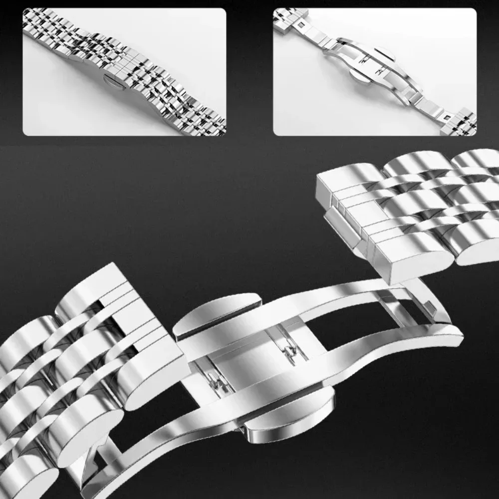 Metal Strap for Huawei Band 11/11 Pro Stainless Steel High-end Comfortable Bracelet for Huawei Band 11 10 9 8 Correa Accessories