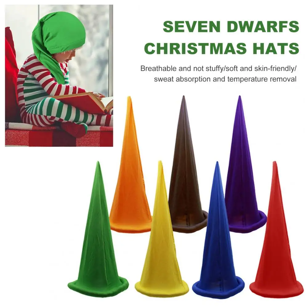 2024 Christmas Dwarf Hat Colored Dwarf Christmas Party Gnome Costumes Cartoon-inspired Cospaly Party Hats Character-themed Hat