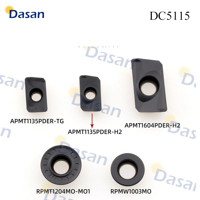 APMT1135 APMT 1604 H2 DC5115 RPMT RPMW Carbide Inserts RPMT1003 RPMW1204Blade Milling  Lathe Cutter Tool for Cast Iron