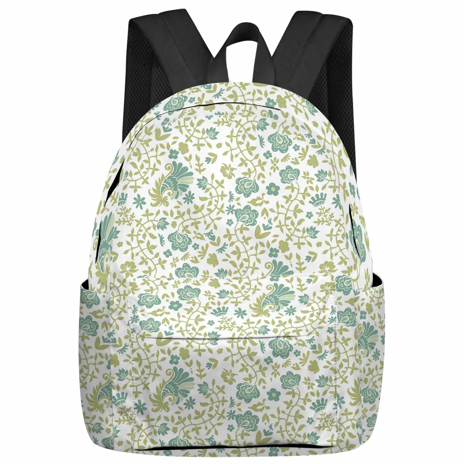 

Leaves Flowers Abstract Plants Backpack School Bags for Teenagers Students Laptop Bag Women's Casual Travel Backpack