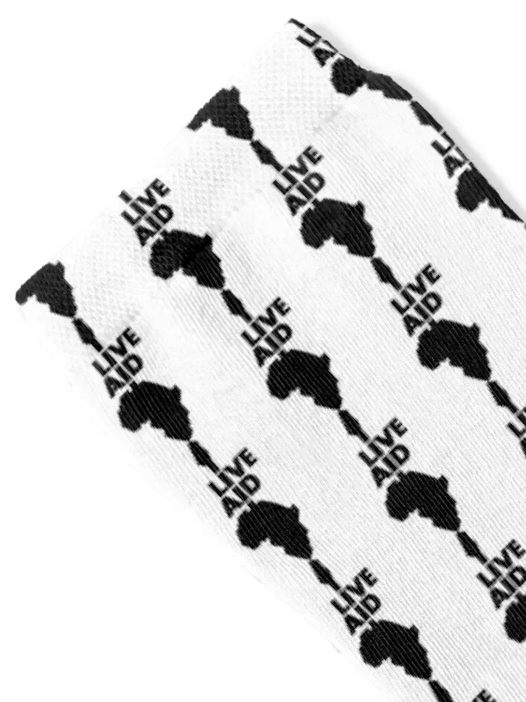 Live Aid Concert Socks hiking gym moving stockings christmas gifts Woman Socks Men's