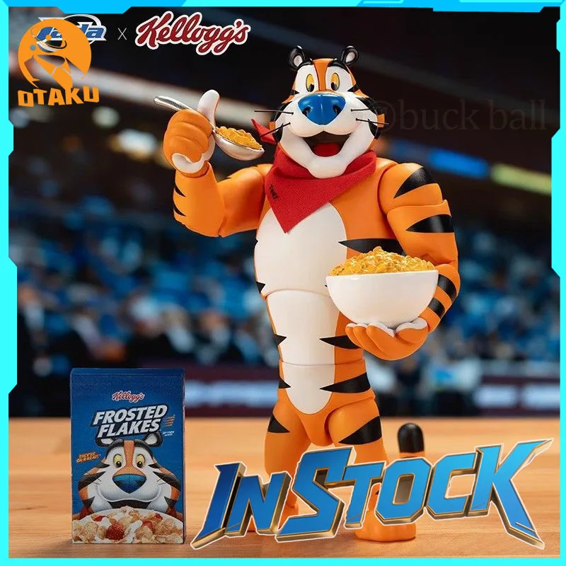 

In Stock Jada Toys 1/12 Mascot Kelogg'S 15cm Tony Tiger Qiduo Leopard Mobile Doll Anime Action Figures Room Decora Desk Toy Gift