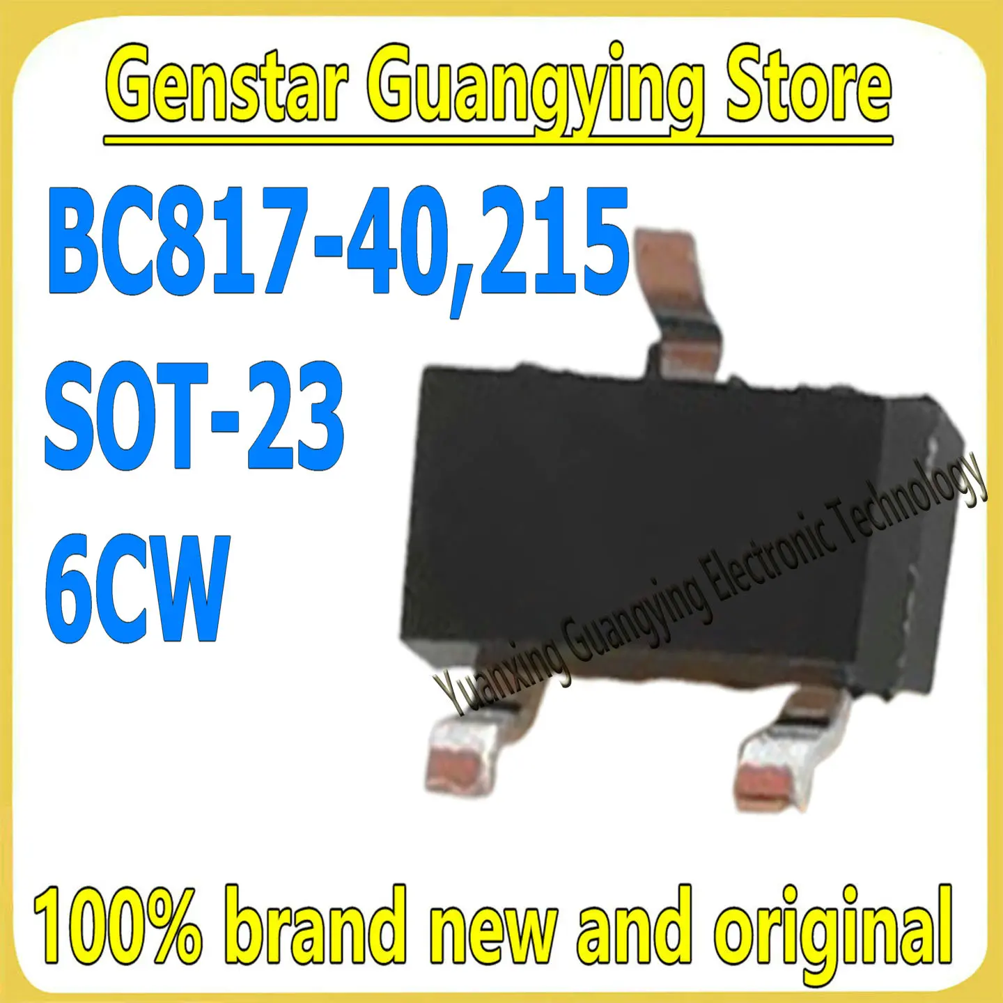 (20 Pieces) BC817-40,215 BC817-40LT1G LBC817-40LT1G Marking: 6CW 6C SOT-23 45V 500mA NPN Transistor(BJT) 100% Brand New