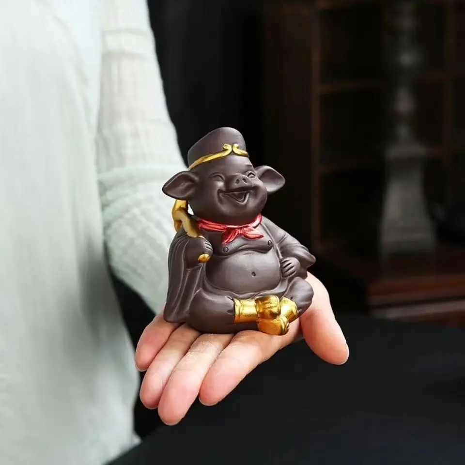 

2025 new purple sand tea pet home ornaments can raise boutique accessories creative lucky fish tank landscaping