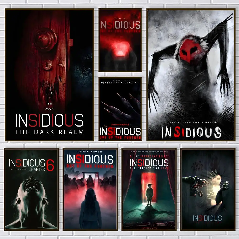Movie Horror Insidious Further Poster PP Paper Wall Art for Living Rooms Bars Cafes Stylish Home Decor Gift