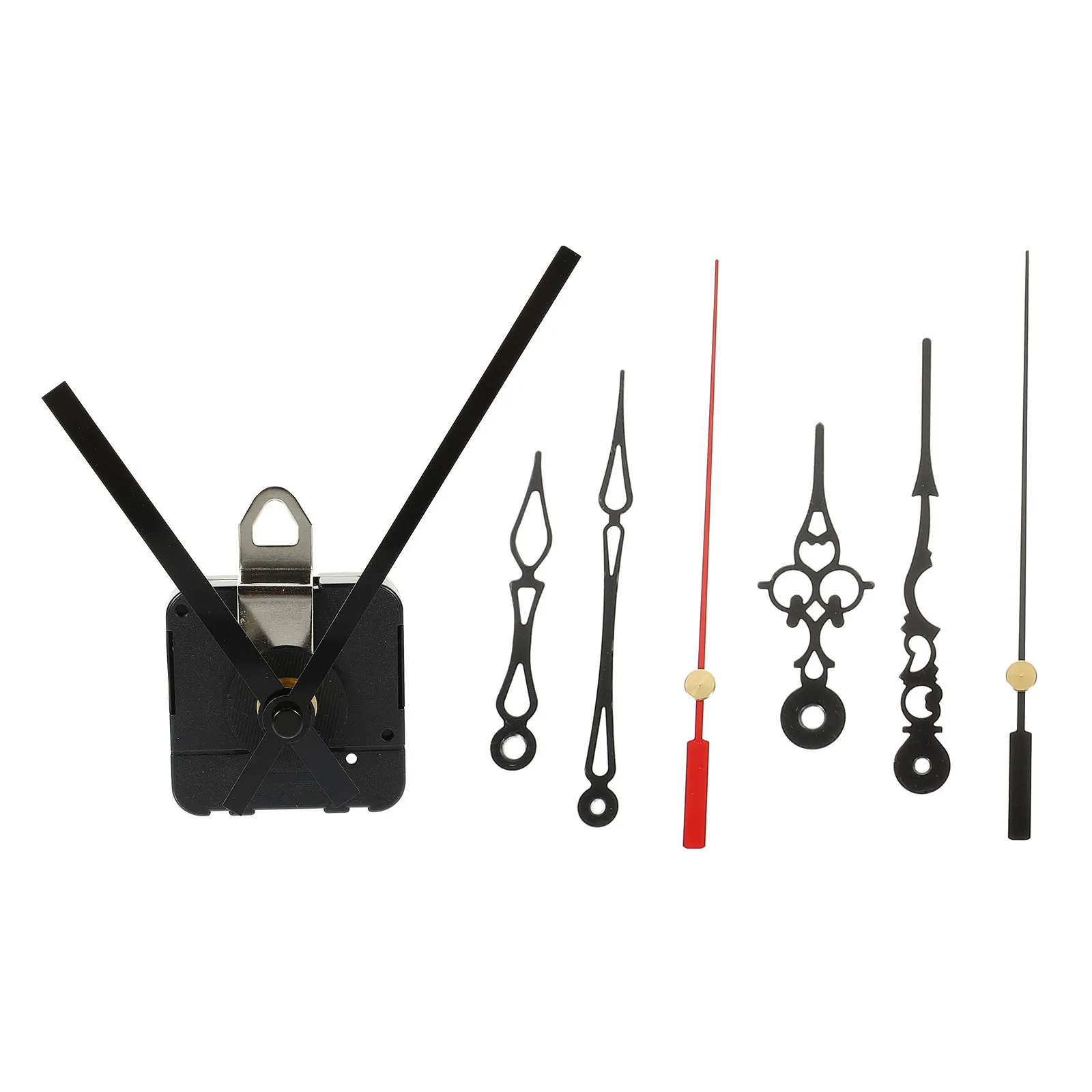 

1Set Quartz Clock Movement Safe Plastic Metal Material DIY Kit Retro Elegant Design Wall Clock Parts Accessories