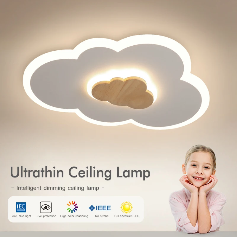 Ultra fino LED Teto Luz Criativa Nuvens Lâmpadas de Teto 32W 42W levou teto lustre lâmpada para sala de estar