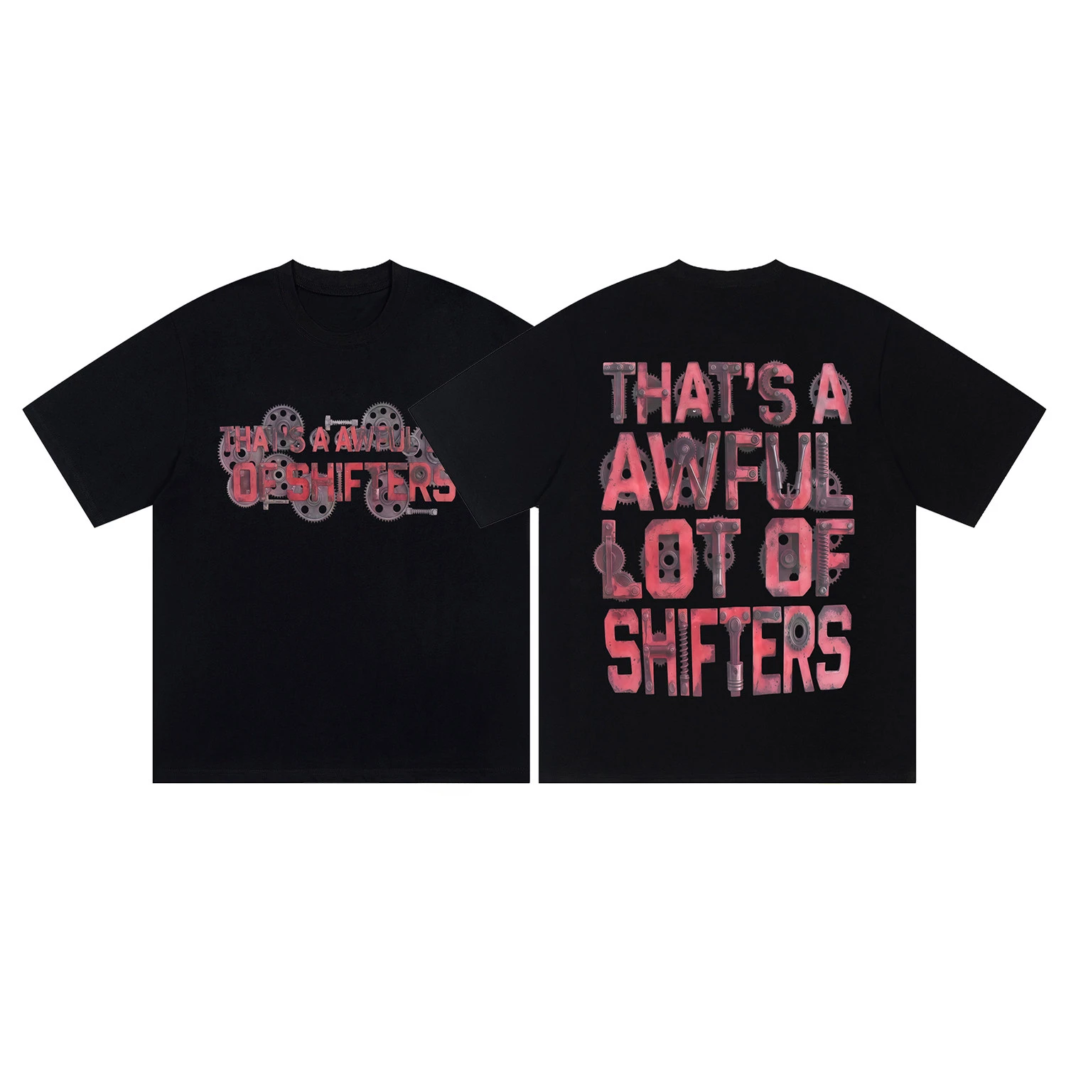 Pop THAT. SA AWFUL LOT OF COUGH SYRUP American High Street Short-sleeved T-shirt for Men and Women