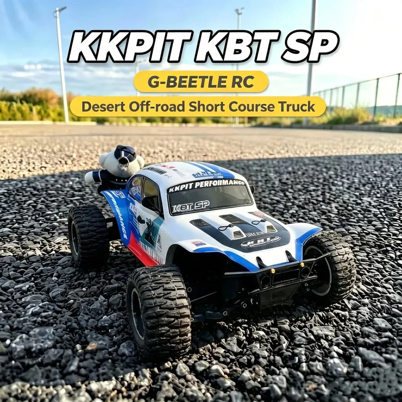 Hot 1/8 KKPIT KBT SP G-BEETLE 360mm Wheelbase Remote Control Electric Desert Truck Off-Road High-Speed Simulation RC Frame Model