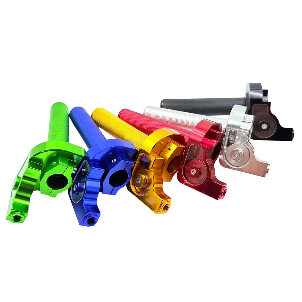 

Universal Motorcycle 22mm CNC Aluminum Quick Twist Throttle Grips For CRF50 KLX SSR TTR 110 125 150 200 250cc Dirt Pit Bike ATV
