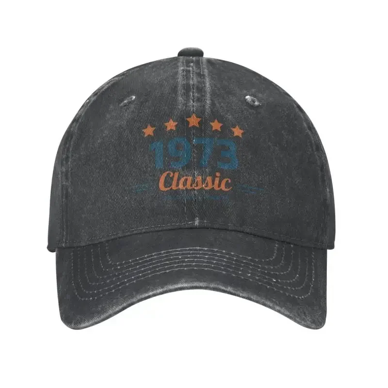 Personalized Cotton 1973 Classic Original Parts Baseball Cap Sun Protection Men Women's Adjustable Dad Hat Spring