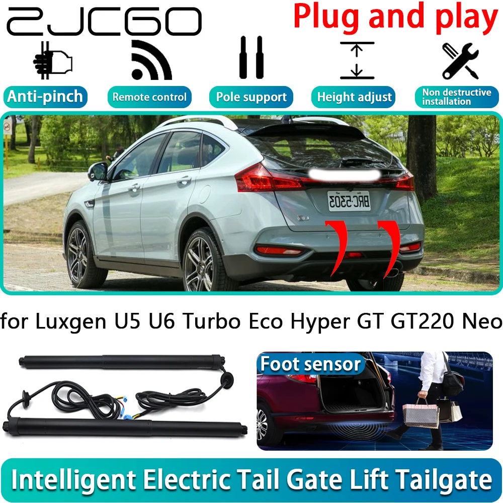 

ZJCGO for Luxgen U5 U6 Turbo Eco Hyper GT GT220 Neo Car OEM Electric Powered Tailgate Power Liftgate Automatic Tailgate System