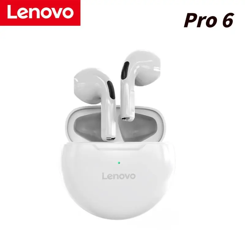 New Lenovo Air Pro6 Tws Smart Touch Control Wireless Headphone Bluetooth 5.0 Earphones Sport Earbuds Music Headset Original