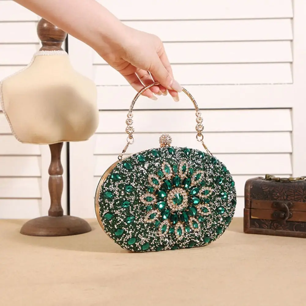 

Fashion Luxury Rhinestone Evening Banquet Bag Shoulder Bag Crystal Ladies Clutch Bag Wrist Bag Party Dinner Bag Party