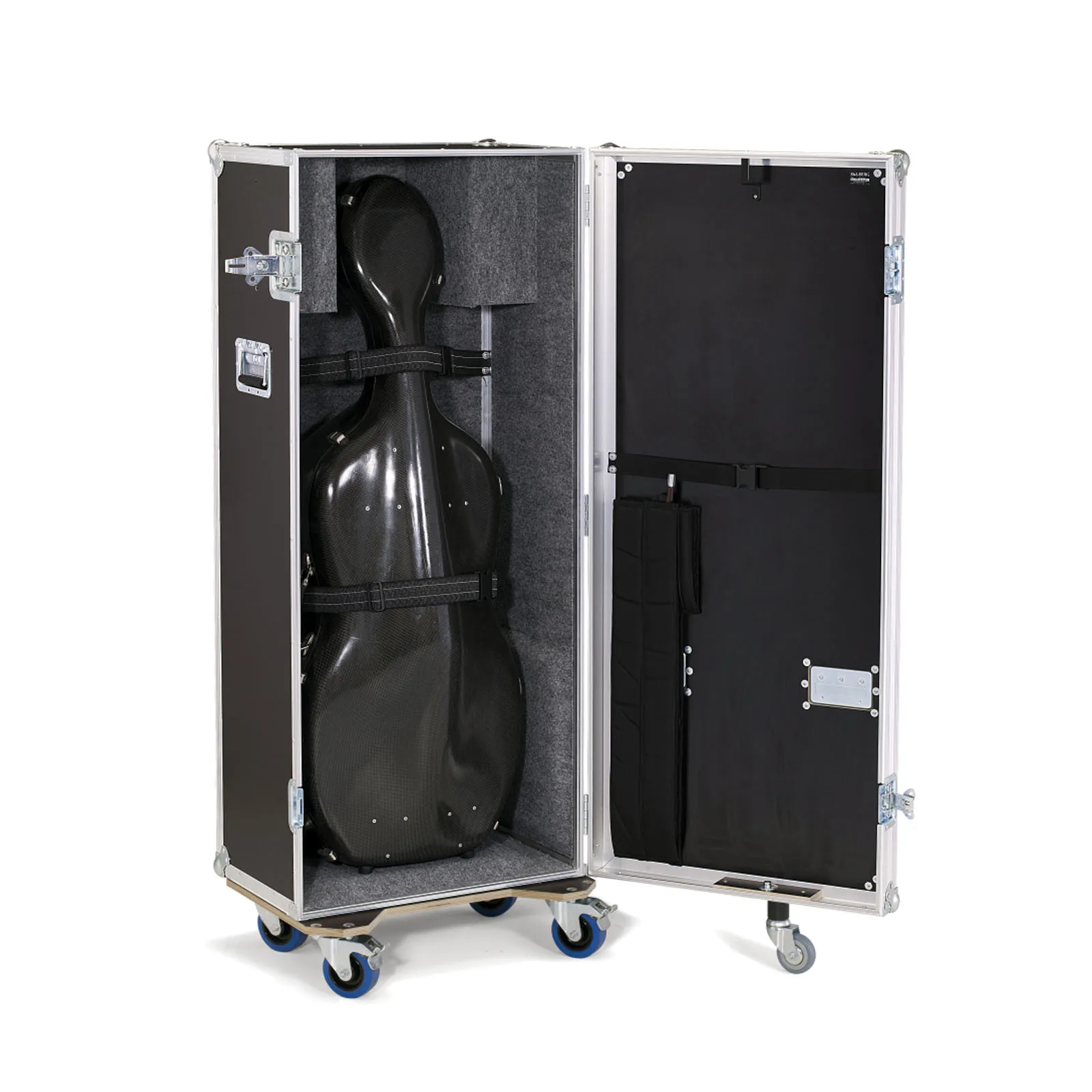 Flight case for cello and accessories