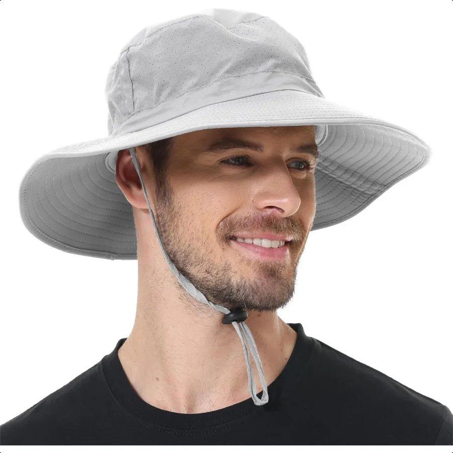 

ZOORON Boonie Hat UPF 50+ Cooling Sun Hat for Men and WomenWide Brim Bucket Hats with UV Protection for Safari Hiking Beach