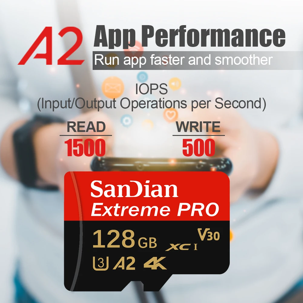 High Speed SD Card 128GB 512GB Memory Card Micro TF Card  U3 V30 A2 for Drone Switch Action Camera 4K Recording Best Seller 2026