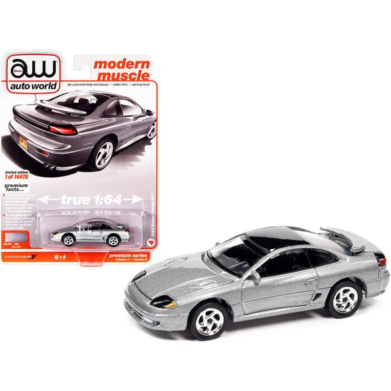 

Автомобильный мир 1/64 AW 1993 Dodge Stealth RT литая модель автомобиля детские игрушки подарок