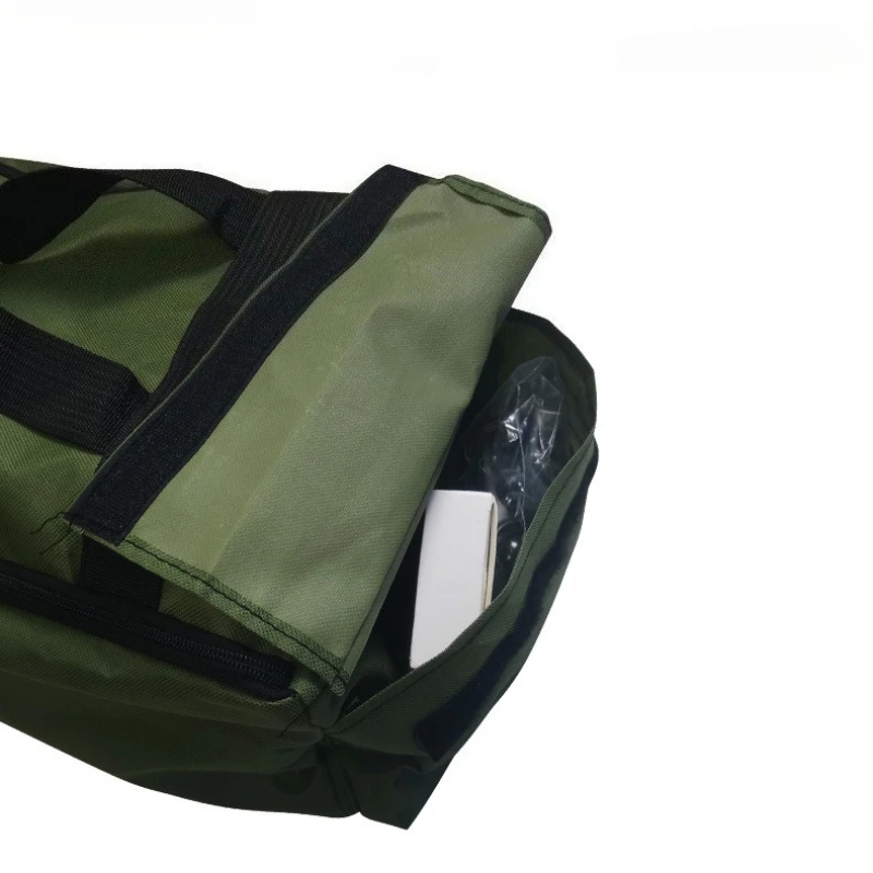 حقيبة قارب الطعم ذات سعة كبيرة مع سحاب متين للإغلاق - ملحقات قارب الصيد المصنوعة من قماش أكسفورد المقاوم للاهتراء #5