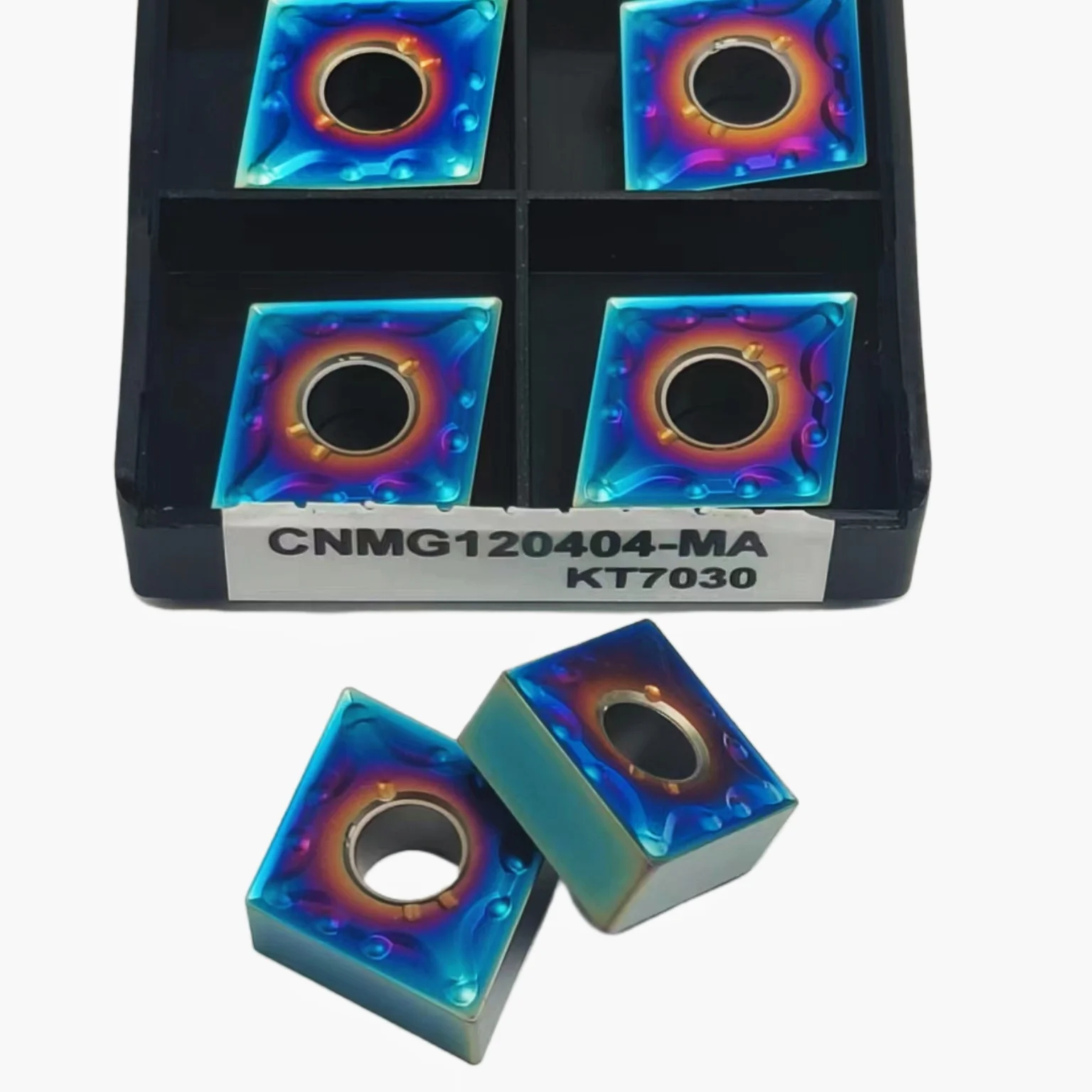 외부 선삭 공구 금속 블레이드 CNC 선반 커터 공구, CNMG120404 CNMG120408-MA, KT7030 카바이드 인서트