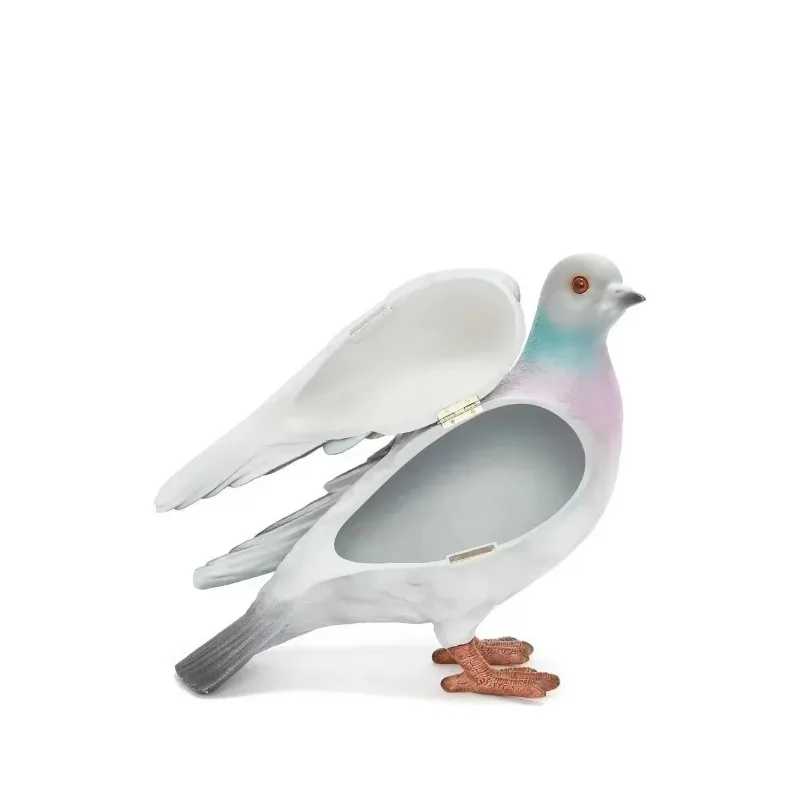 Wanerson Pigeon Handbag Was Taken by Pigeon Clutch Bag with Pigeon Bag Creative Bag Change