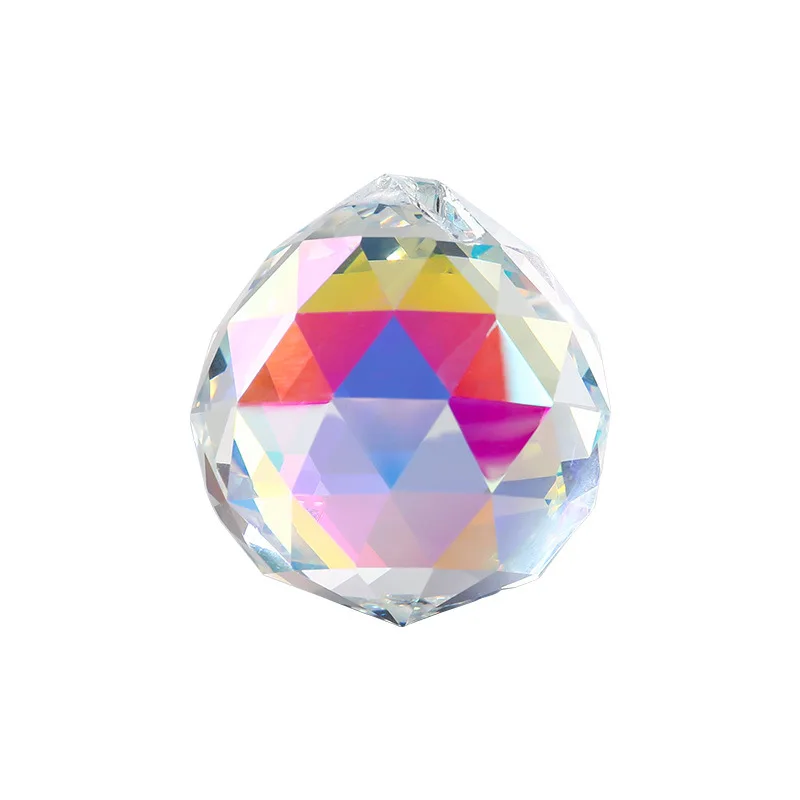 10 قطعة 20/30/40 مللي متر AB كريستال الكرة sunالماسك قوس قزح قلادة صانع معلقة بلورات الكرة المنشور لنوافذ الثريا #2