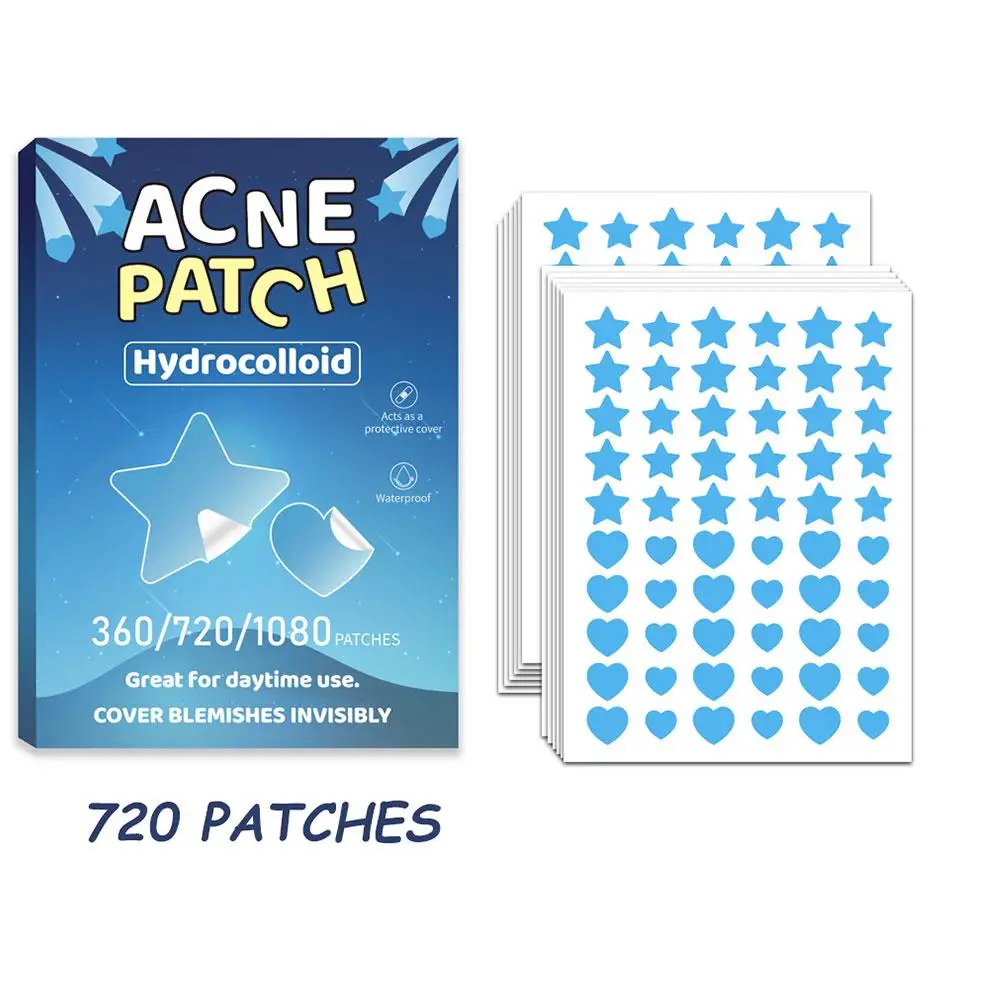 Hydrocolloid Acne Patch Kleurrijke Ster hartvormige Puistje verwijderen Concealer Onzichtbare Spot marks Cover Sticker huidverzorging patches